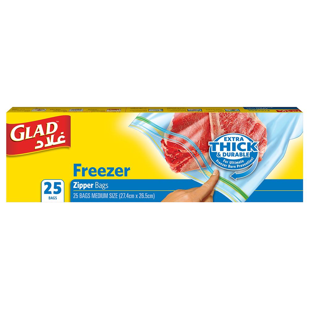 Glad Zipper Storage Bags Gallon 20 Count Buy at Best Price